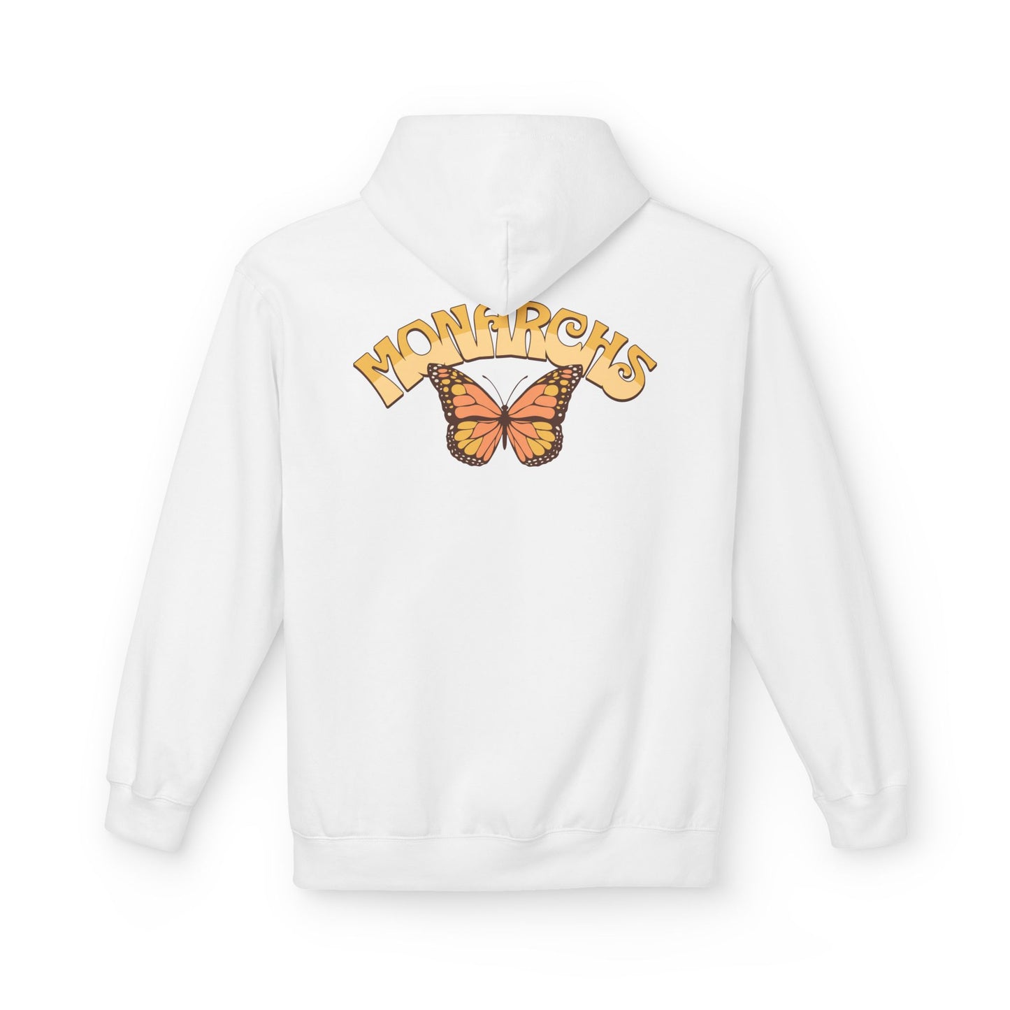 Monarch box // White Hoodie