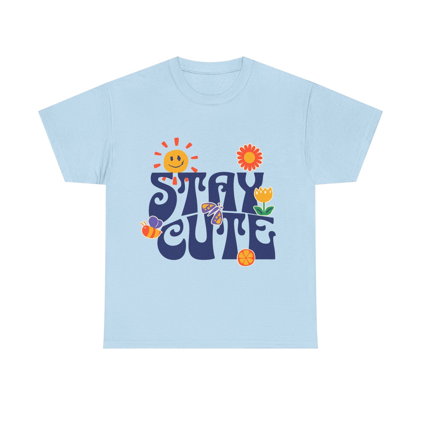 Stay Cute // Blue Tee