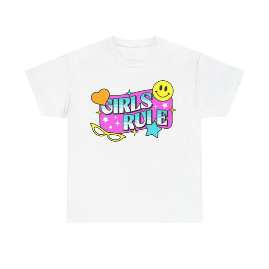 Girls Rule // White Tee